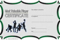 Download 10 Basketball Mvp Certificate Editable Templates For Free Soccer Mvp Certificate Template