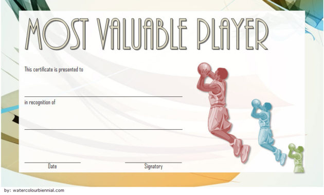 Download 10 Basketball Mvp Certificate Editable Templates In Free Basketball Certificate Template Free 13 Designs