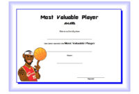 Download 10 Basketball Mvp Certificate Editable Templates With Basketball Achievement Certificate Templates
