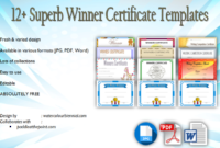 Download 12 Winner Certificate Template Ideas Free Pertaining To Best Marathon Certificate Template 7 Fun Run Designs