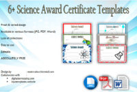 Download 6 Science Award Certificate Templates Free In Science Achievement Certificate Templates