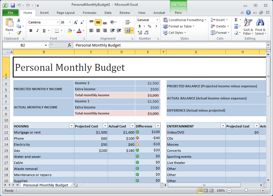 Download Microsoft Excel Small Business Accounting Inside Microsoft Business Templates Small Business