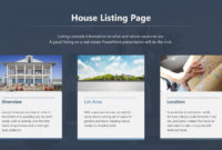 Download Modern Real Estate House Listings Powerpoint With Printable Real Estate Listing Presentation Template