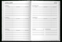 Download Printable Student Planner Hardcover Original For Amazing Agenda Template For Students