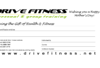 Drive Fitness Blog Mother&amp;#039;S Day Gift Certificates Throughout Weight Loss Certificate Template Free