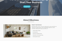 Ebusiness Bootstrap Corporate Template With Bootstrap Templates For Business