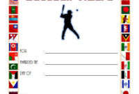 Editable Baseball Award Certificates 9 Sporty Designs Free In Amazing Baseball Achievement Certificates