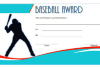 Editable Baseball Award Certificates 9 Sporty Designs Free In Quality Baseball Achievement Certificate Templates