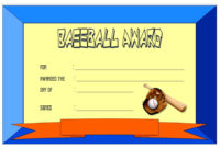 Editable Baseball Award Certificates 9 Sporty Designs Free Inside Basketball Tournament Certificate Template Free