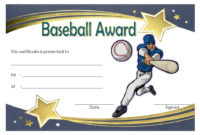 Editable Baseball Award Certificates 9 Sporty Designs Free Regarding Free Winner Certificate Template Ideas Free