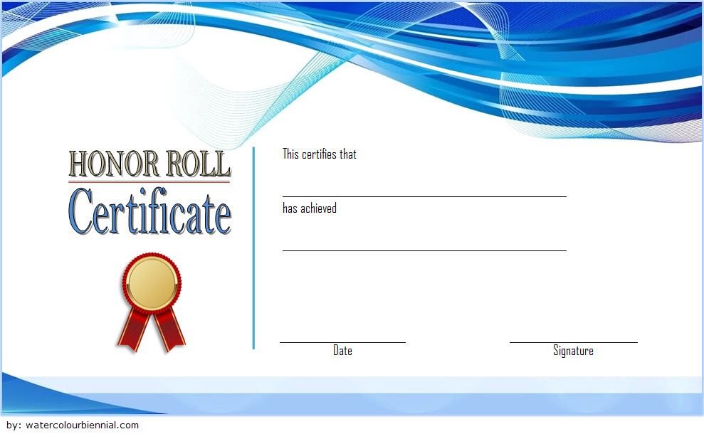 Editable Honor Roll Certificate Templates 7 Best Ideas Inside Free Long Service Award Certificate Templates