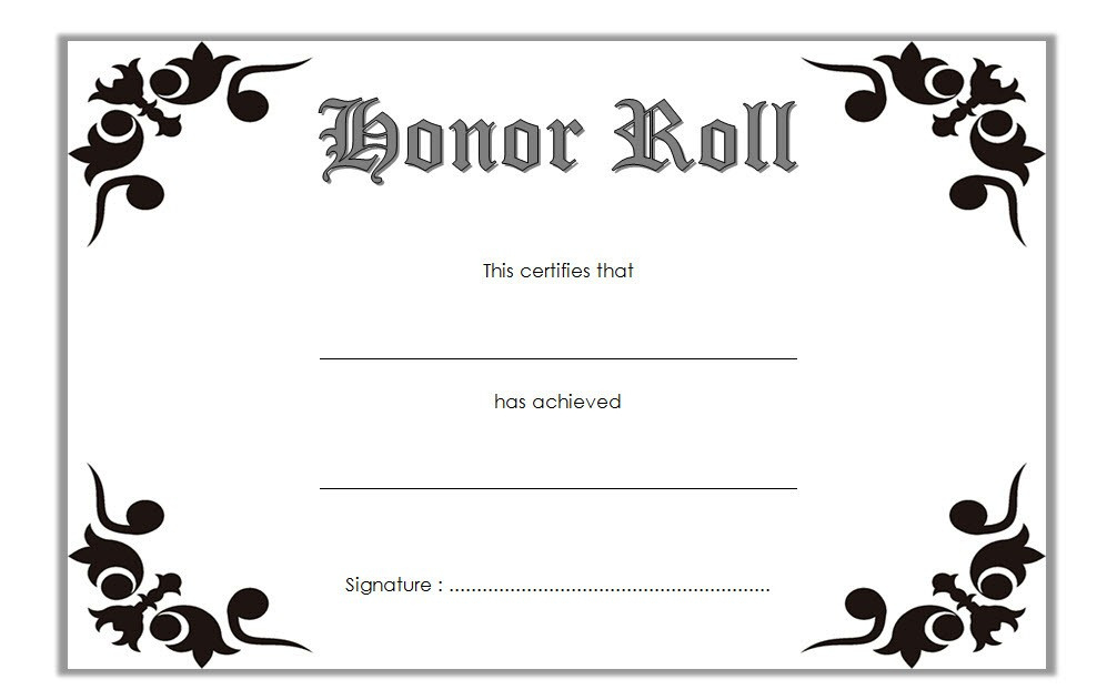 Editable Honor Roll Certificate Templates 7 Best Ideas With Printable Drawing Competition Certificate Template 7 Designs