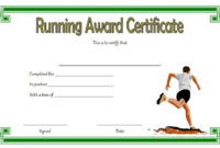 Editable Running Certificate 10 Best Options With Finisher Certificate Template