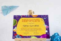 Editable School Science Certificate Award Template Etsy With Regard To Science Achievement Award Certificate Templates