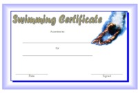 Editable Swimming Certificate Template Free 10 Ideas Within Best Coach Certificate Template