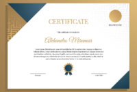 Elegant Certificate Template Vector Download Free In Awesome Elegant Certificate Templates Free