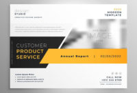 Elegant Yellow Black Business Presentation Brochure Design Inside Presentation Handout Template