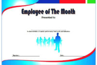 Employee Of The Month Certificate Templates 10 Best Ideas Throughout Free Employee Certificate Template Free 10 Best Designs