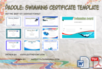 Employee Of The Month Certificate Templates 10 Best Ideas With Regard To Swimming Certificate Templates Free