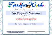 Employee Recognition Certificates Templates Free With Employee Recognition Certificates Templates Free