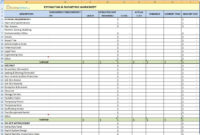 Estimating Spreadsheet Template — Excelxo Within Cost Card Template