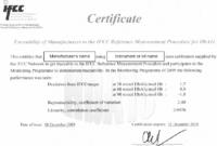 Example Of A Certificate Released To A Manufacturerthe With Certificate Of Manufacture Template