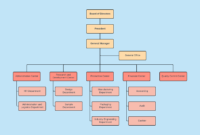 Example Organizational Chart Of Bakery Inside Small Business Organizational Chart Template