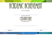 Excellence Award Certificate Template For Your Needs Within Printable Free Certificate Of Excellence Template