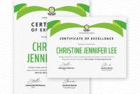 Excellence Certificate Template 24 Word Pdf Psd Regarding Certificate Of Excellence Template Word