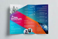 Excellent Professional Corporate Trifold Brochure In Free Tri Fold Business Brochure Templates