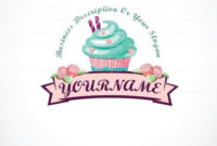 Exclusive Design Cup Cake Logo Compatible Free Business With Regard To Awesome Cupcake Certificate Template Free 7 Sweet Designs