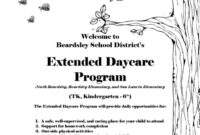 Extended Daycare Beardsley School District Inside Printable Girl Scout Parent Meeting Agenda Template