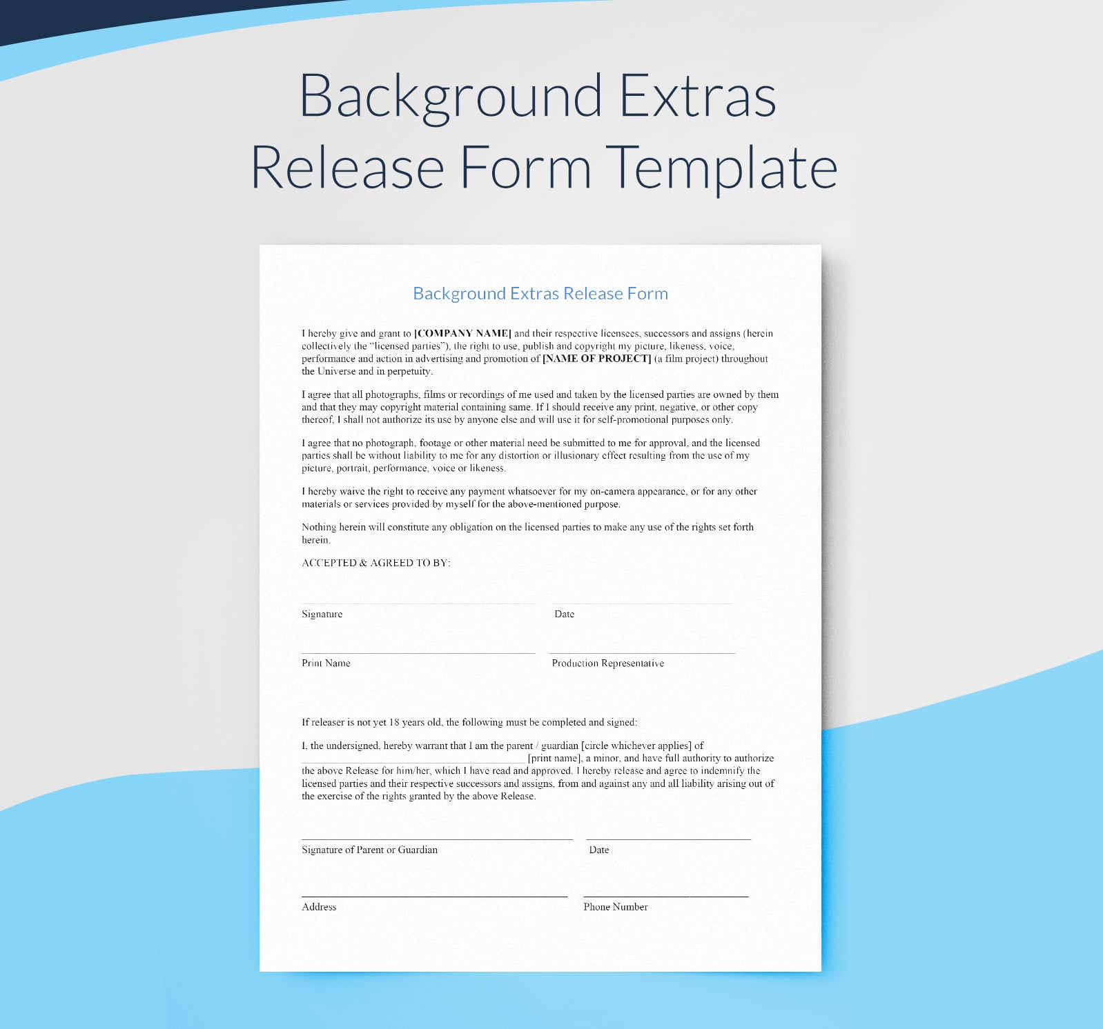 Extras Release Template Free And Professional Download With Best Film Cost Report Template