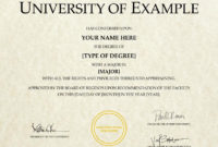 Fake Diplomas Certificates College University Replicas With Regard To College Graduation Certificate Template