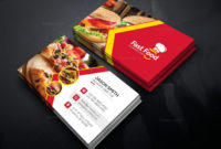 Fast Food Business Card Template 000511 Template Catalog Inside Food Business Cards Templates Free