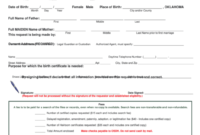 Fillable Birth Certificate Request Form Printable Pdf Download Inside Free Fillable Birth Certificate Template