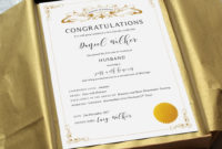 First 1St Anniversary Paper Gift Husband Certificate Pertaining To Certificate For Best Boyfriend 10 Sweetest Ideas