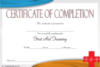 First Aid Certificate Template Free 7 Greatest Choices With Regard To Fire Extinguisher Training Certificate Template