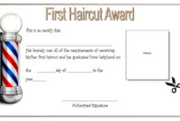 First Haircut Certificate Printable Free 9 Perfect Designs In Firefighter Certificate Template Ideas