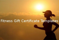 Fitness Gift Certificate Templates 7 Free Word Pdf Within Best 5K Race Certificate Template 7 Extraordinary Ideas