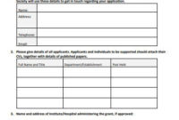Free 10 Research Grant Application Templates In Pdf Ms Inside Quality Research Grant Proposal Template