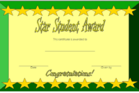 Free 10 Super Star Student Certificate Templates In Star Certificate Templates Free