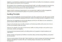 Free 12 Health And Safety Policy Templates In Google Docs Within Health And Safety Policy Template For Small Business