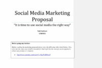 Free 12 Social Media Marketing Proposal Templates In Pdf In Awesome Advertising Proposal Template