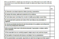 Free 15 Presentation Evaluation Forms In Pdf Inside Amazing Presentation Evaluation Form Templates