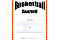 Free 20 Sample Basketball Certificate Templates In Pdf Throughout Free 7 Basketball Achievement Certificate Editable Templates