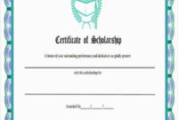 Free 23 Blank Award Certificates In Pdf Ppt Regarding Best 10 Scholarship Award Certificate Editable Templates