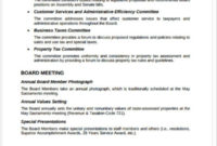 Free 23 Meeting Agenda Samples And Templates In Pdf Ms Word Regarding Annual Board Meeting Agenda Template