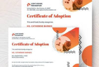 Free 23 Sample Adoption Certificates In Ai Indesign Throughout Rabbit Adoption Certificate Template 6 Ideas Free