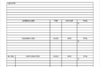 Free 26 Daily Log Templates In Ms Word With Regard To Free Construction Daily Work Log Template